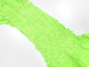 正絹　絞り　帯揚げ